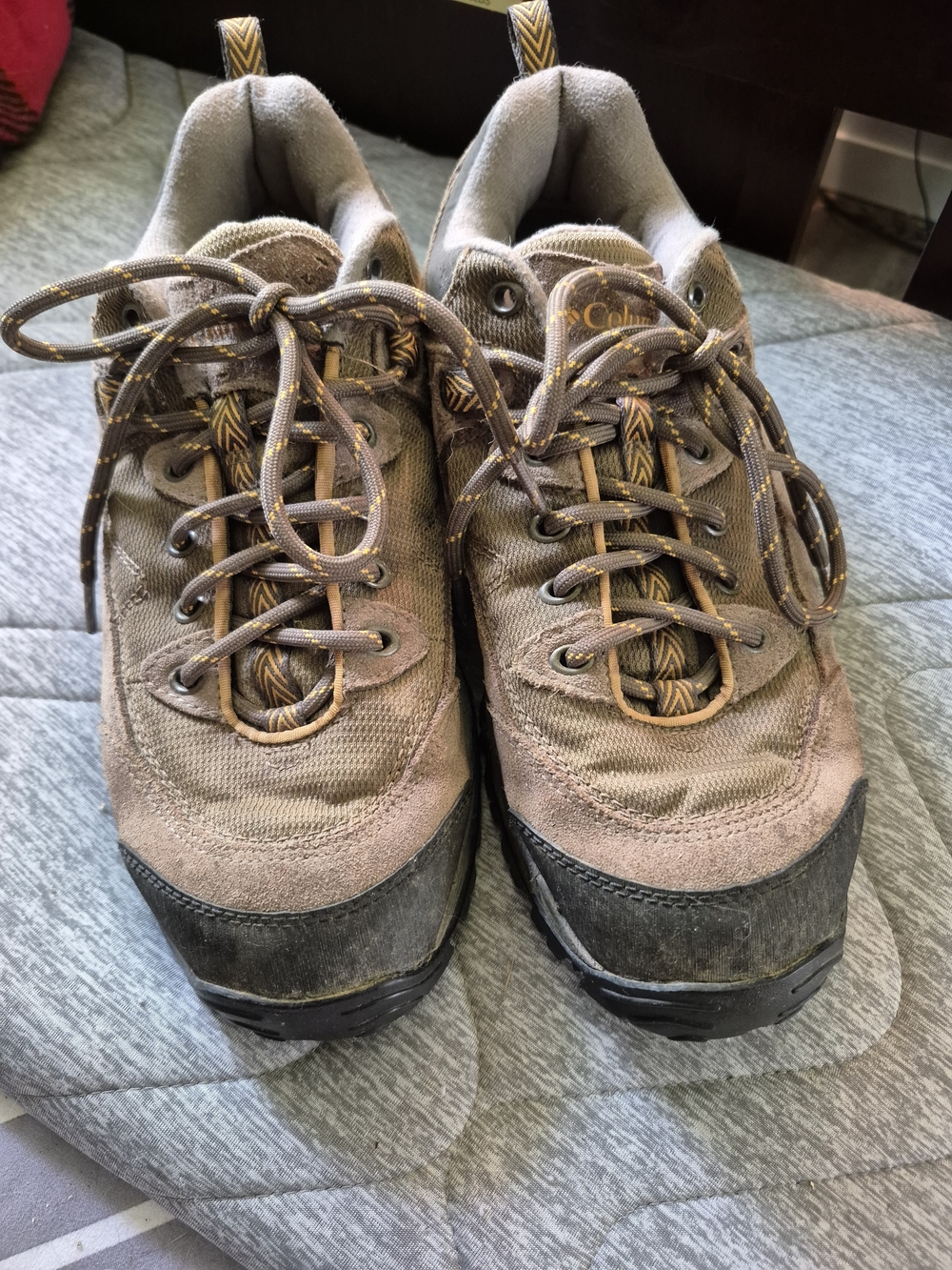 Columbia Brown Hiking Shoes - Brown/Gray